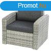 Rattan fotel SANTORINI (szrke)