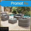 Rattan modulris kszlet BORNEO LUXURY 4 f rszre (szrke)