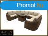 Rattan modulris kszlet BORNEO LUXURY 8 szemlyes (barna)