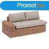 Rattan 2 szemlyes pad MALAGA (jobbra)