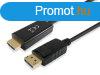 talakt kbel, DisplayPort-HDMI, 3m, EQUIP