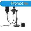 Tracer Premium Pro USB fekete kondenzcis mikrofon POP szr