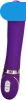 Vibrtor ketts szilikonnal Front Row Purple (22 cm)