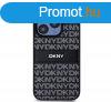 DKNY PU Leather Repeat Pattern Tonal Stripe iPhone 14 Pro h
