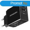 AXAGON ACU-DS16 hlzati adapter, 2x 5 V-2,2 A + 1 A, 16 W, 