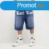 Rovid nadrg Karl Kani OG Old English Denim Shorts Blue