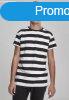 Urban Classics Block Stripe Tee blk/wht