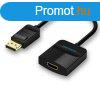 Vention Displayport -> HDMI (fekete), 0,15m, konverter