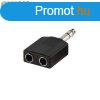 Sztere audi adapter 1x6.3mm jack dug - 2x6.3mm jack aljza