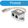 Equip RJ45 Eloszt - 127608 (Bemenet: 1x RJ45 8P8C, Kimenet: