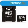 Silicon Power MicroSD krtya - 32GB microSDHC Class10 + adap