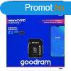 Goodram microSDHC 64GB Class 10 memriakrtya SD adapterrel 