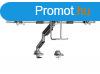 EQuip 17"-27" Triple Monitor Desk Mount Bracket Bl