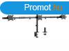 EQuip 17"-32" Articulating Triple Monitor Desk Mou