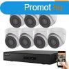 Hikvision 7 dome biztonsgi kamers IP kamera rendszer 2MP F