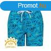 COLOR KIDS-Swim shorts short AOP-cyan blue Kk 140