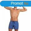 ARENA-MENS BEACH SHORT ALLOVER-540-grey blue microflowers mu