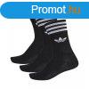 ADIDAS ORIGINALS-SOLID CREW SOCK BLACK/WHITE 3 PCK Fekete 39