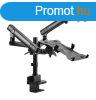 Gembird MA-DA3-02 Desk mounted adjustable monitor arm with n