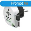 Q2 power utazadapter, &#039;&#039;World to Europe U