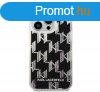 Karl Lagerfeld Liquid Glitter Monogram Apple iPhone 14 Pro h