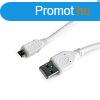 Gembird CCP-mUSB2-AMBM-W-10 Micro-USB cable 3m White