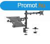 Gembird MA-DA-03 Adjustable Desk Mount With Monitor Arm And 