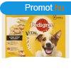 Pedigree Alutasakos 4-Pack Adult Csirke & zldsg, Marha