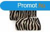 Zebra mints jacquard trlkz Fekete/bzs 70x140 cm