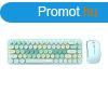 Wireless keyboard + mouse set MOFII Bean 2.4G (Green)