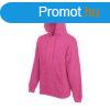 Fruit of the Loom F44 kapucnis pulver, HOODED SWEAT, Fuchsi