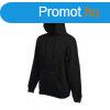 Fruit of the Loom F44 kapucnis pulver, HOODED SWEAT, Black 