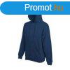 Fruit of the Loom F44 kapucnis pulver, HOODED SWEAT, Navy -