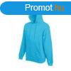 Fruit of the Loom F44 kapucnis pulver, HOODED SWEAT, Azure 