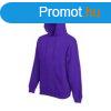 Fruit of the Loom F44 kapucnis pulver, HOODED SWEAT, Purple