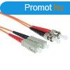 ACT LSZH Multimode 62.5/125 OM1 fiber cable duplex with ST a