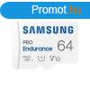 SAMSUNG Memriakrtya, PRO Endurance microSD krtya 64GB, CL