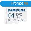 SAMSUNG Memriakrtya, EVO Plus microSDXC krtya, 64GB, UHS-