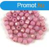 Cseh csiszolt goly gyngy - Chalk White Pink Luster - 2mm