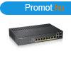 ZyXEL GS1920-8HPV2 8-port GbE Smart Managed PoE Switch