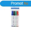 Flipchart marker kszlet, rostirn vizes kerek vg 3mm, Blu