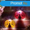 Garden of Eden LED-es szolr lmpa - katica - hidegfehr - s