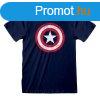 Rvid ujj pl Capitn Amrica Captain America Shield Kk U