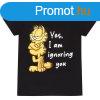 Unisex rvid ujj pl Garfield Ignoring You Fekete MOST 154