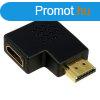 Logilink HDMI 90 flat angle Adapter Black