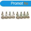 Dekoratv Figura Home ESPRIT Fehr Zld Buddha Keleti 24 x 9