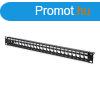 DIGITUS 24port 19" 1U fekete modulris res Patch Panel