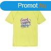 COLOR KIDS-T-shirt W. Print, limelight Srga 104