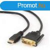 HDMI?DVI Kbel GEMBIRD Fekete 3 m MOST 4463 HELYETT 2670 Ft-