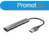 Trust USB Hub - Halyx (USB; 4port USB3.2; aluminium)